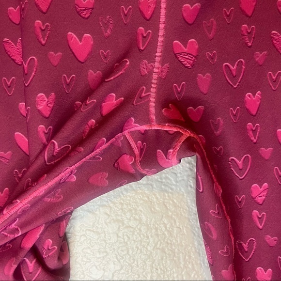 Colorado Threads Pink Hearts Leggings Size Extra Large - Picture 3 of 8